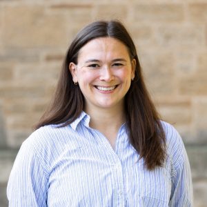 Headshot of Ph.D. candidate Katherine Hueston