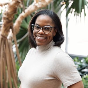 Portrait of professor of African American Studies Andrene Wright-Johnson